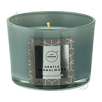 Свеча ароматическая Aroma Home из натурального воска Gentle Sandalwood 2407