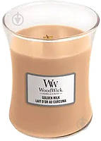 Свеча ароматическая Woodwick Mini Golden Milk 85 г ОСТАТОК! КОЛИЧЕСТВО УТОЧНЯЙТЕ 2407