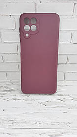Чохол накладка для Samsung Galaxy M33 5G протиударний бампер бордовий