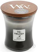 Свеча ароматическая Woodwick Medium Trilogy Warm Woods 275 г 2407