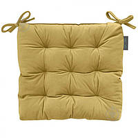 Подушка на стул Velour 40х40 см золотой Decora textile 2407