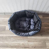 Диван лежак для собак і кішок зі знімною подушкою антикіготь, Спальні місця для хатніх тварин розмсір М, фото 8