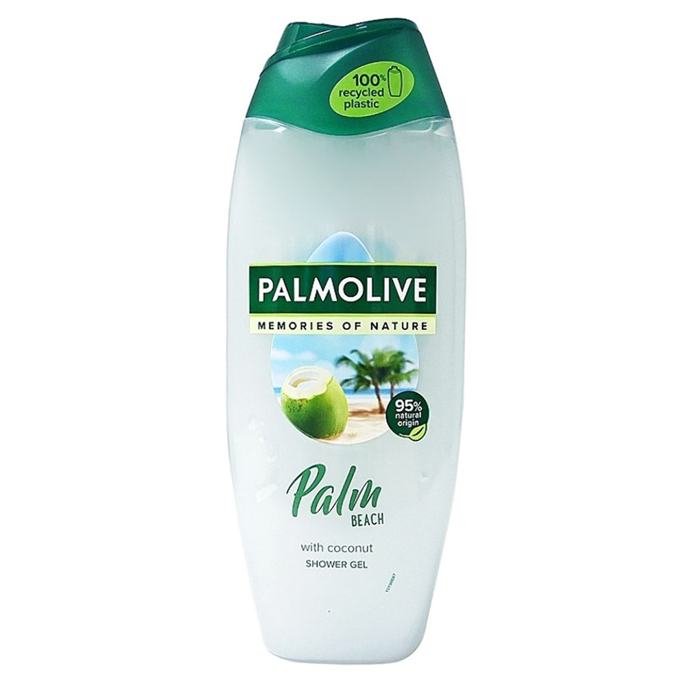 Гель для душу з кокосом Palmolive Memories of Nature Palm Beach 500 мл (8718951436978)