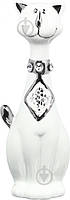 Статуэтка Белый кот в стильном галстуке HY21095-1 ОСТАТОК! КОЛИЧЕСТВО УТОЧНЯЙТЕ 2407