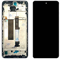 Дисплей (екран) Xiaomi Mi 10T Lite, Redmi Note 9 Pro 5G з тачскріном і рамкой (синій)