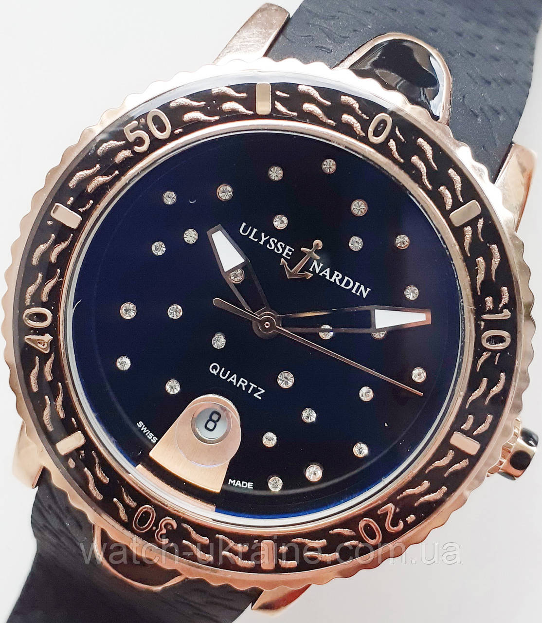 Годинник жіночий Lady Diver "Starry Night" black