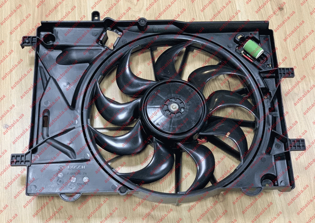 Вентилятор охолодження двигуна в зборі Ravon R4 (Равон Р4) — 95018149