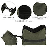 Мішок упор Bautech підставка для тиру олива, фото 3