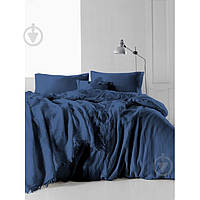 Комплект постельного белья Muslin Dark Blue 2.0 голубой SoundSleep 2407