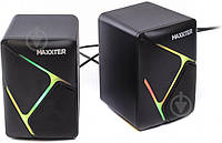 Акустическая система Maxxter CSP-U004RGB 2.0 black 2407