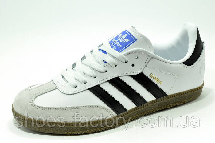 Купить Кроссовки Adidas Samba мужские Адидас Самба белые, цена 1899 ...