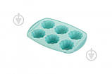Форма для випікання мафінів Tasty baking на 6 шт. 30х21х4 см блакитний Ardesto, фото 2