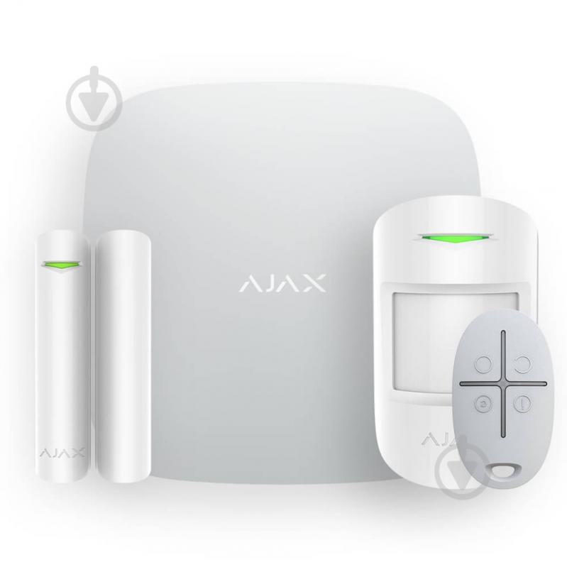 Комплект беспроводной сигнализации Ajax StarterKit (8EU) UA белый 2407 - фото 1 - id-p1893338274