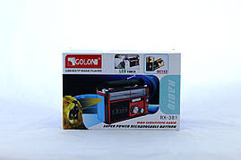 Радіоприймач GOLON RX-382 з MP3, USB + ліхтарик BF, фото 3