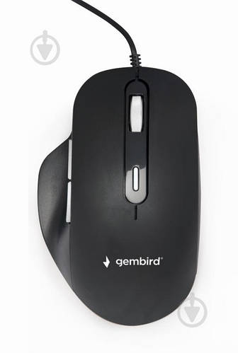 Купить Мышка Gembird 6 кнопок, USB black (MUS-6B-02) ОСТАТОК ...