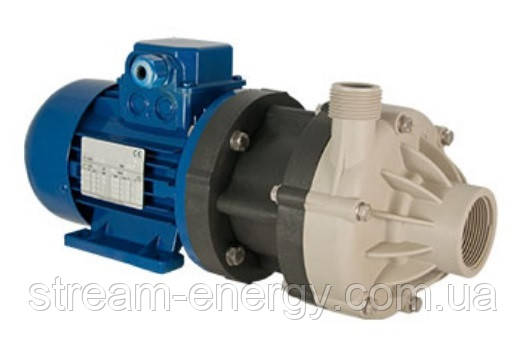 Герметичний насос з магнітною муфтою Debem DM 10 PP для молочної кислоти, лужних розчинів, ацетону, adblue, фото 1