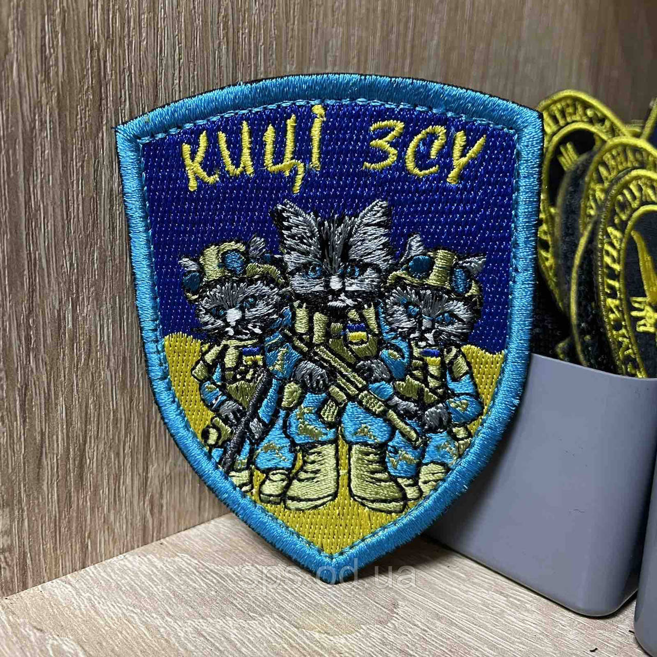№288 Шеврон «Киці ЗСУ» 9*7 см