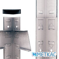 Стелаж Бюджет ОД 2000х1200х600 Меткас, 175 кг/полка, 5 полиць, ДСП, оцинкований, металевий, фото 10