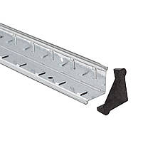 Стелаж Бюджет ОМ 1600х900х400 Меткас, 175 кг/полицю, 4 полиці, МДФ, оцинкований, металевий, фото 6