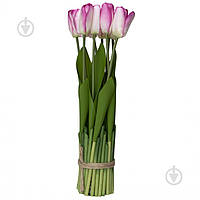 Букет искусственных тюльпанов 10 шт. розовый 8x8x36 см 190799 2407