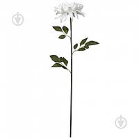 Цветок искусственный Георгина 76 см (белая) 631413 ОСТАТОК! КОЛИЧЕСТВО УТОЧНЯЙТЕ 2407