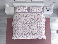 Комплект постельного белья Цветочная вуаль 1,5 бело-розовый Rigel 2407
