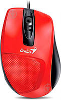 Мышь Genius DX-150 USB (31010231101) red/black ОСТАТОК! КОЛИЧЕСТВО УТОЧНЯЙТЕ 2407