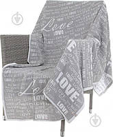 Плед Аrt Knit Love 130x170 см серый 2407