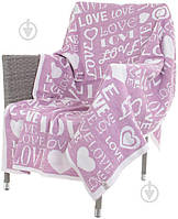 Плед Аrt Knit Big Love 130x170 см розовый 2407