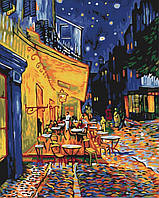 Картина по номерам Премиум Ночное кафе в Арле. Ван Гог PBS51338 40x50 см Brushme 2407