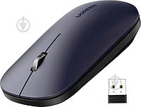 Мышка беспроводная UGREEN MU001 Portable Wireless Mouse black (90372) ОСТАТОК! КОЛИЧЕСТВО УТОЧНЯЙТЕ 2407