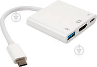 Концентратор Vinga Type-C to HDMI+USB3.0+Type-C PD ОСТАТОК! КОЛИЧЕСТВО УТОЧНЯЙТЕ 2407