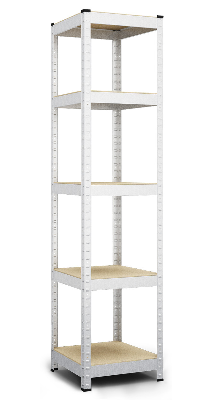 Стелаж Бюджет ОД 1800х400х400 Меткас, 175 кг/полицю, 5 полиць, ДСП, оцинкований, фото 1