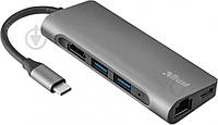 USB-хаб Trust Dalyx 7-IN-1 USB-C Aluminium ОСТАТОК! КОЛИЧЕСТВО УТОЧНЯЙТЕ 2407