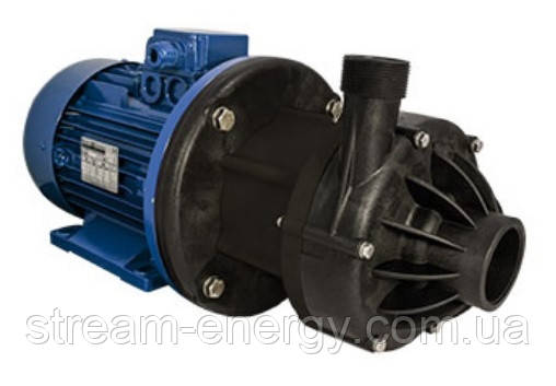 Хімічний насос з магнітною муфтою Debem DM 15 PVDF для солоної води, каустичної соди, пестицидів, хімікатів, фото 1