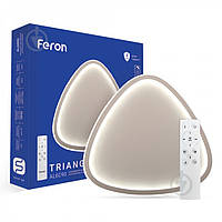 Светильник потолочный Feron AL6090 60W TRIANGLE белый матовый 3000-4500-6000 К 2407