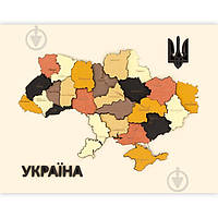 Набор для творчества Карта Украины 3D цвета металлики 30,5x37,5 см Rosa Talent ОСТАТОК! КОЛИЧЕСТВО УТОЧНЯЙТЕ