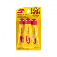 Набор бальзамов для губ Carmex Classic Lip Balm Tube 3*10 г Классический (083078003142)