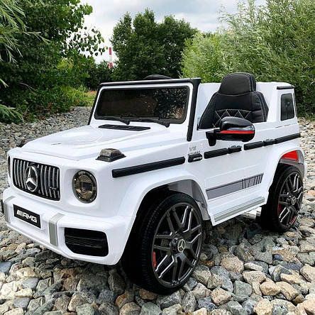 Дитячий електромобіль джип Mercedes-AMG G-63 M 4180EBLR-1 (MP3, SD карта, USB, мотори 2x45W, акум.12V9AH), фото 1