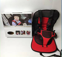 Детское бескаркасное кресло автомобильное до 4 лет портативное автокресло NY-26 красное