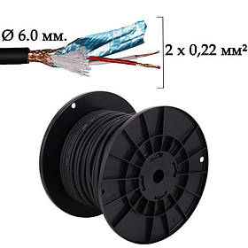 POWERlight MIC-600 Мікрофонний кабель 6.0 мм (2 х 0.22мм²)
