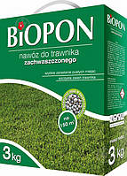 Удобрение минеральное BIOPON для газона против сорняков 3 кг ОСТАТОК! КОЛИЧЕСТВО УТОЧНЯЙТЕ 2407