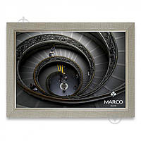 Рамка для фотографии со стеклом MARCO decor 2615N 1 фото 30х40 см коричневый с золотистым 2407