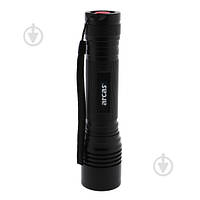 Фонарик Arcas 18W LED Flashlight with zoom 6*АА Box черный 2407