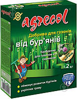 Удобрение минеральное Agrecol для газонов против сорняков 1,2 кг 2407