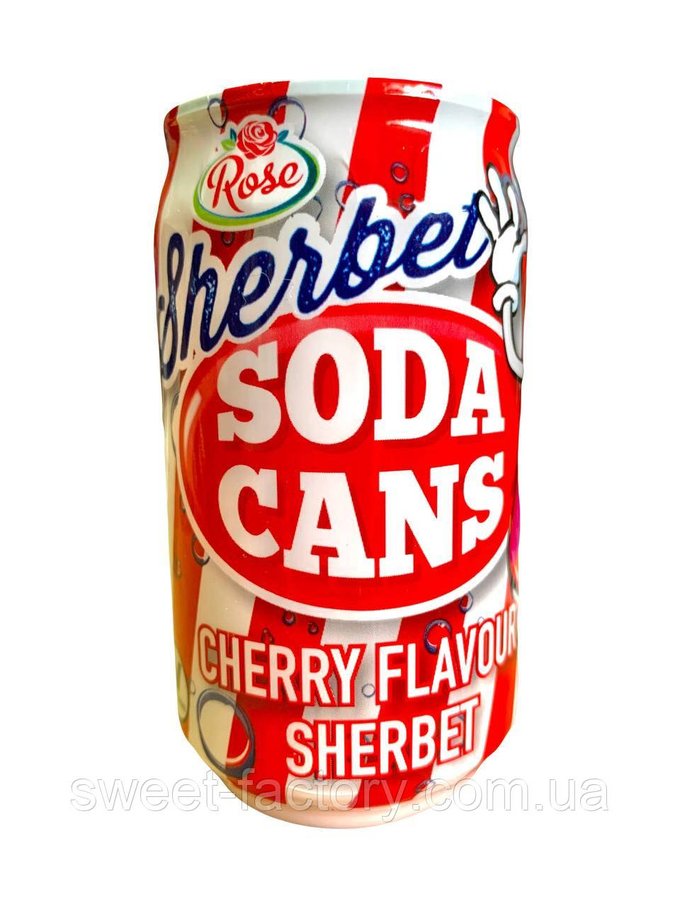 Rose Sherbet Soda Cans Cherry XXL 35g