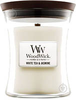 Свеча ароматическая Woodwick Mini White Tea & Jasmine 85г ОСТАТОК! КОЛИЧЕСТВО УТОЧНЯЙТЕ 2407