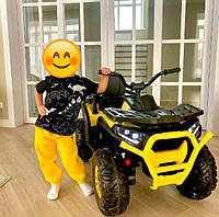 Дитячий одномісний електромобіль квадроцикл Bambi M 4081EBLR-2-6 пультом управління / колір чорно-жовтий**