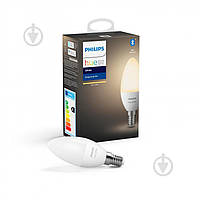 Лампа светодиодная Philips hue E14 5.5W (40 Вт) 2700K ZigBee Bluetooth white ОСТАТОК! КОЛИЧЕСТВО УТОЧНЯЙТЕ