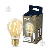 Умная лампа WIZ Smart FIL Wi-Fi 7 Вт A60 прозрачная E27 220 В 2000-5000 К 929003017401 ОСТАТОК! КОЛИЧЕСТВО